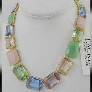 RALPH LAUREN $135 SOLD OUT GEMSTONE NECKLACE New With TAGS